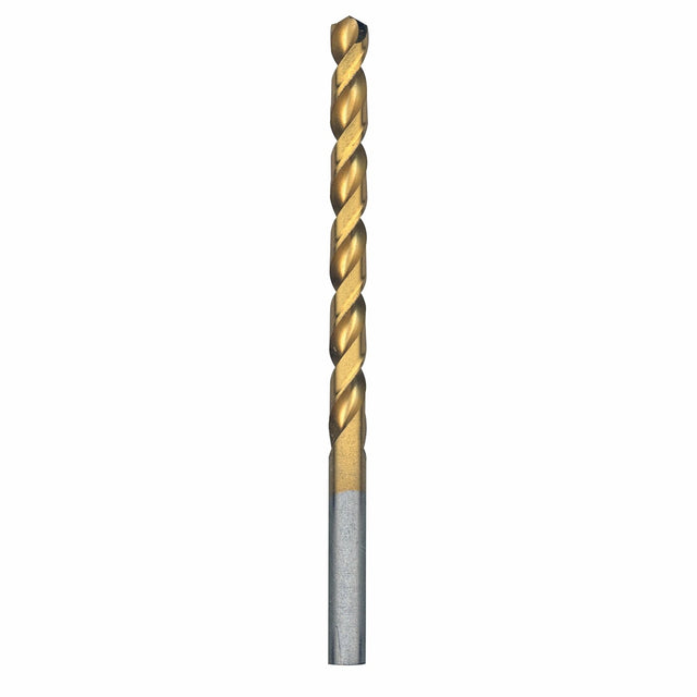 Bosch TI4142 15/64" x 3-7/8" Titanium Nitride Coated Twist Drill Bits for Metal and Wood (12 Pack)