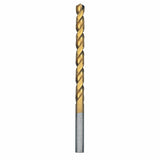 Bosch TI4142 15/64" x 3-7/8" Titanium Nitride Coated Twist Drill Bits for Metal and Wood (12 Pack)