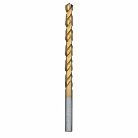 Bosch TI4142 15/64" x 3-7/8" Titanium Nitride Coated Twist Drill Bits for Metal and Wood (12 Pack)