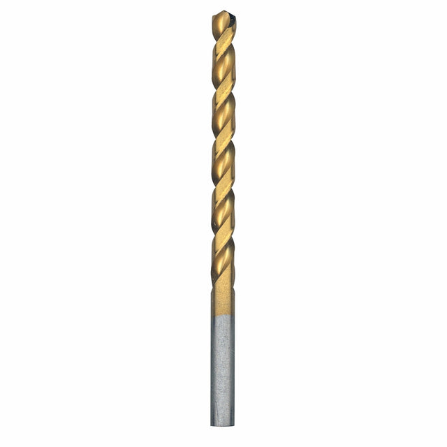 Bosch TI4142 15/64" x 3-7/8" Titanium Nitride Coated Twist Drill Bits for Metal and Wood (12 Pack)