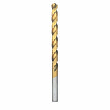 Bosch TI4146 19/64" x 4-3/8" Titanium Nitride Coated Twist Drill Bits (6 Pack)