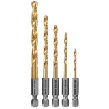 Bosch TI5IM 5 Pc. Impact Tough Titanium Drill Bit Set