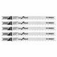 Bosch U101D3 4" 6 TPI Clean for Wood U-Shank Jig Saw Blades (3 Pack)