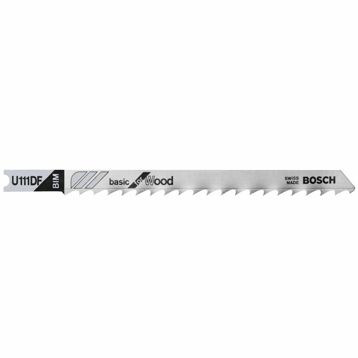 Bosch U111DF 4" 6 TPI Clean for Hardwood Bi-Metal U-Shank Jig Saw Blades (5 Pack)
