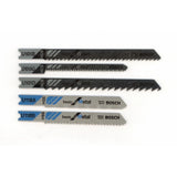 Bosch U502A5 U-Shank Jig Saw Blade Set for Wood and Metal 2-3/4" to 3-5/8" (5 Pack)