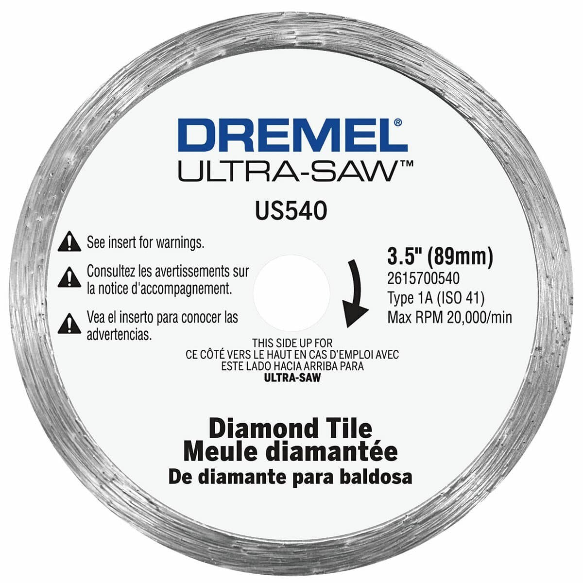 Dremel US540-01 3.5 In. Ultra-Saw Tile Cut-Off Wheel