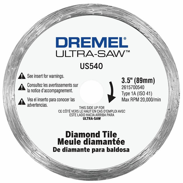 Dremel US540-01 3.5 In. Ultra-Saw Tile Cut-Off Wheel