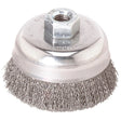 Bosch WB525 4" Carbon Steel Crimped Wire Cup Brush with 5/8"-11 Arbor