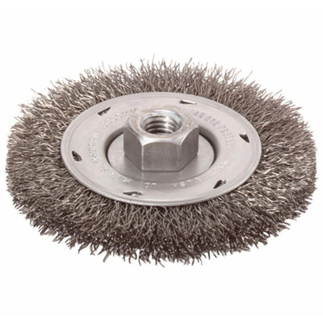 Bosch WB569 4" Crimped Wire Wheel Brush for Deburring and Edge Blending