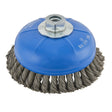 Bosch WBS511 6" Carbon Steel Knotted Wire Cup Brush for Angle Grinders