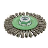 Bosch WBS554 4" Stainless Steel Stiff Stringer Wire Wheel for Small Angle Grinders