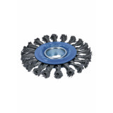 Bosch WBX428 4-1/2" Wire Wheel, Full Cable Knotted, Carbon Steel, X-Lock, 5 Pack - 2