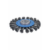 Bosch WBX428 4-1/2" Wire Wheel, Full Cable Knotted, Carbon Steel, X-Lock, 5 Pack - 3