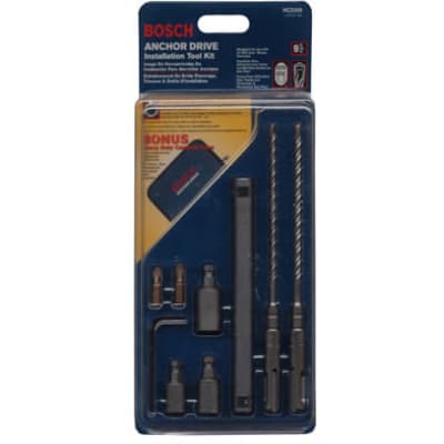 Bosch HC2309 SDS-plus Bulldog Anchor Drive Installation Kit for Masonry Screw Anchoring (7 Pack)