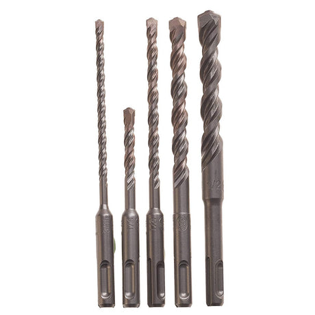Bosch HCK005 SDS-plus Bulldog Carbide Tipped Rotary Hammer Bit Set 3/16" to 1/2" (5 Pack)