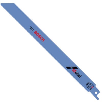Bosch RM918 9" 18 TPI Bi Metal Reciprocating Saw Blades for Metal Cutting (5 Pack)