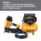 Bostitch BTFP1KIT21PL 21 Degree Pneumatic Framing Nailer Compressor & Hose Combo Kit - 4