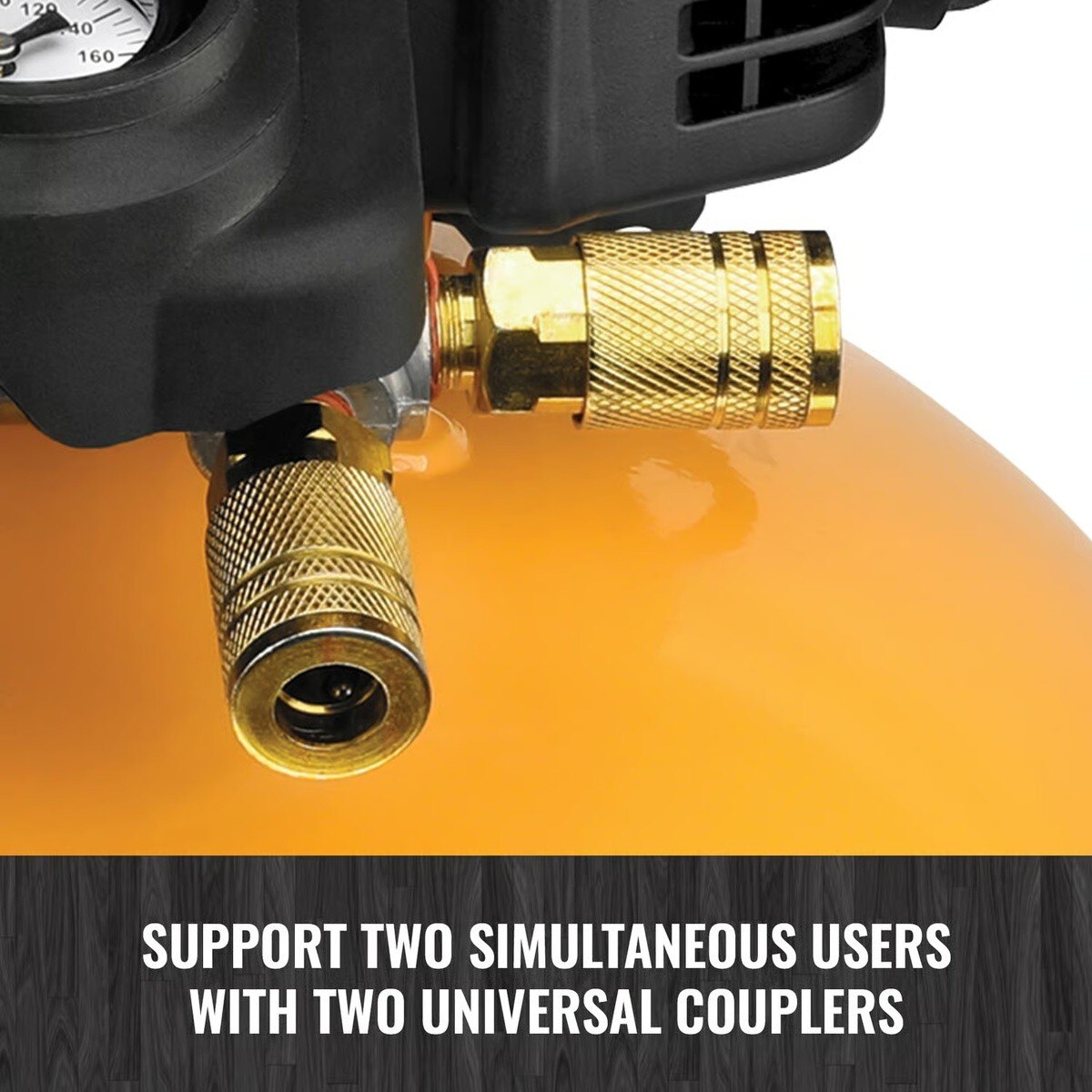 Bostitch BXCM02012 6 Gal Pancake Portable Air Compressor Oil-Free 150 PSI 1.1 HP - 6