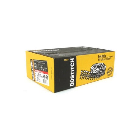 Bostitch C6P99D 2" x 0.099" 15 Degree Smooth Shank Coil Siding Nails, Coated Steel, Diamond Point (3600 Qty)