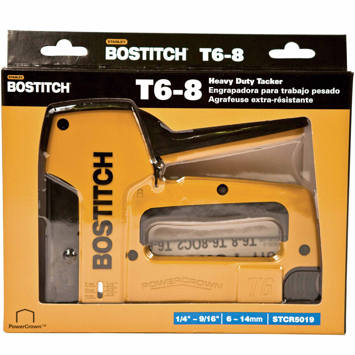 Bostitch T6-8 Heavy Duty PowerCrown Tacker - 4