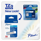 Brother TZE-231-2PK 0.47" x 26.2' P-touch Black Print on White Laminated Label Tape (2 Pack) - 2