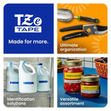 Brother TZE-231-2PK 0.47" x 26.2' P-touch Black Print on White Laminated Label Tape (2 Pack) - 5