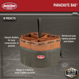Bucket Boss 25001 10" Parachute Parts Tool Bag with 19 Pockets for 5 Gal. Buckets - 2