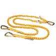 Werner C452300 SoftCoil Twinleg Lanyard (Carabiners) - 6'