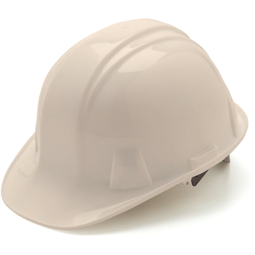 Pyramex HP16110 White Cap Style 6 Point Ratchet Suspension Hard Hat