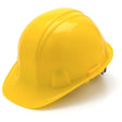 Pyramex HP14030 Yellow Cap Style 4 Point Snap Lock Suspension Hard Hat