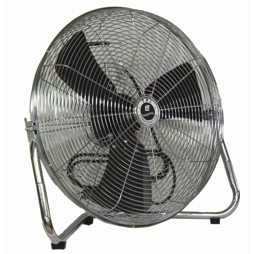 TPI CF-20 20" 3 Speed Commercial Floor Fan, 7' Cord