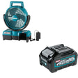 Makita CF001GZ 40V max XGT Cordless 9-1/4" Fan, Tool Only W/ BL4040 40V max XGT 4.0Ah Battery
