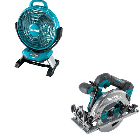 Makita CF002GZ 40V max XGT Cordless 13" Fan (Tool Only) W/ GSH05Z 6-1/2" Circular Saw