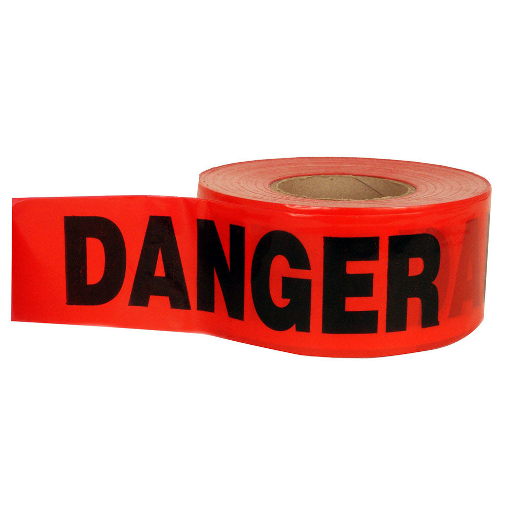 CH Hanson 15059 1000' Danger Asbestos Hazard Barricade Tape, Red