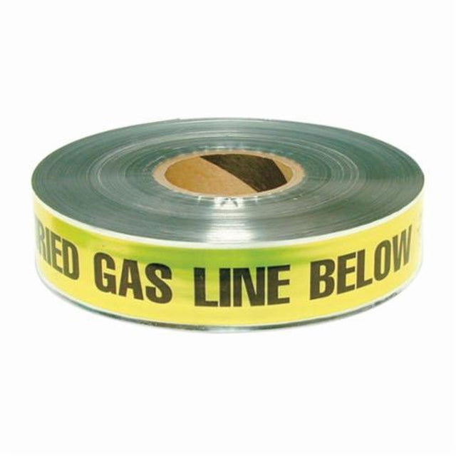CH Hanson 16517 Non-Detectable Yellow Gas Line Warning Tape 1000 ft x 3" x 4 mil (1 Roll)