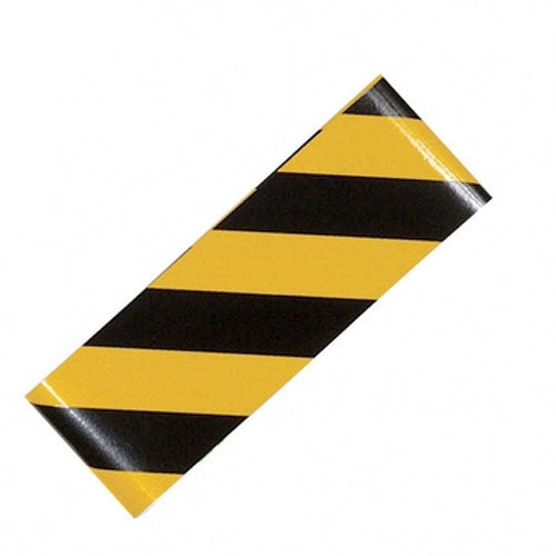 CH Hanson 55303 2" x 24", Yellow/Black, Self Adhesive Reflective Safety Tape