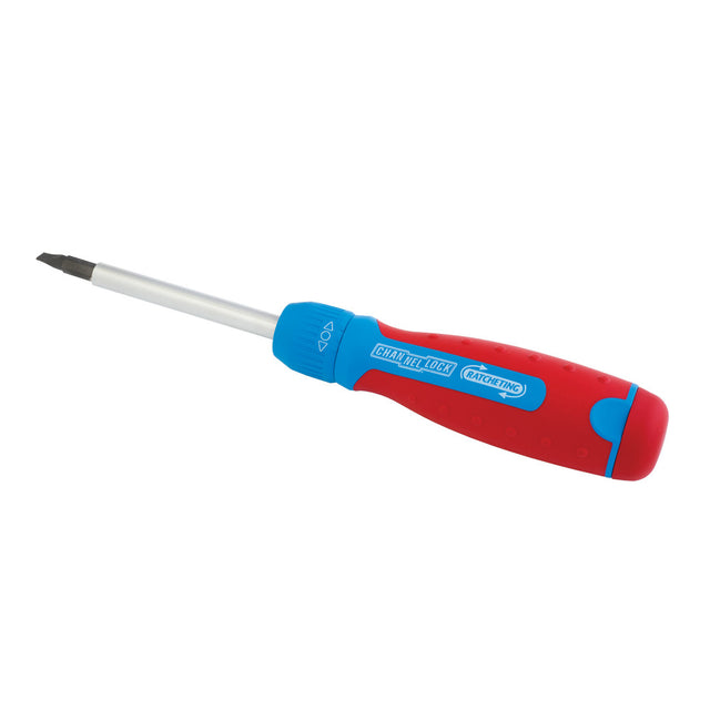 Channellock 131CB 13N1 Ratcheting Screwdriver, Code Blue