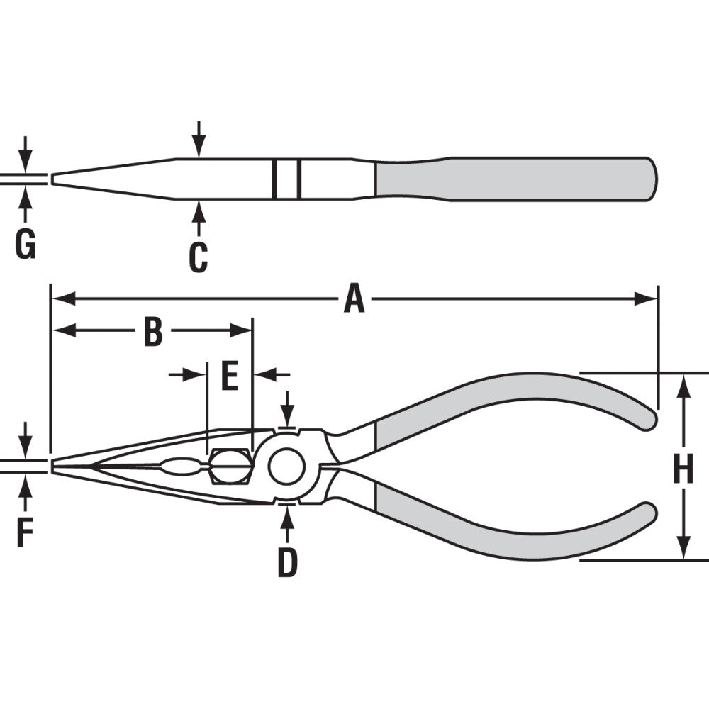 Channellock 326 6" Long Nose Plier, XLT, Side Cutter - 3