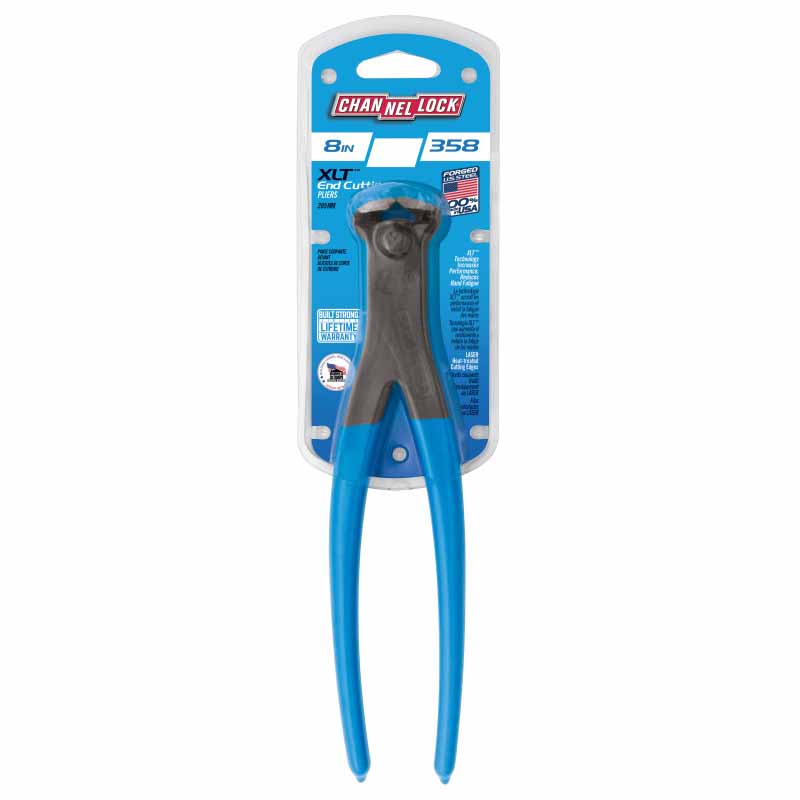 Channellock 358 8" End Cutting Plier, XLT - 2