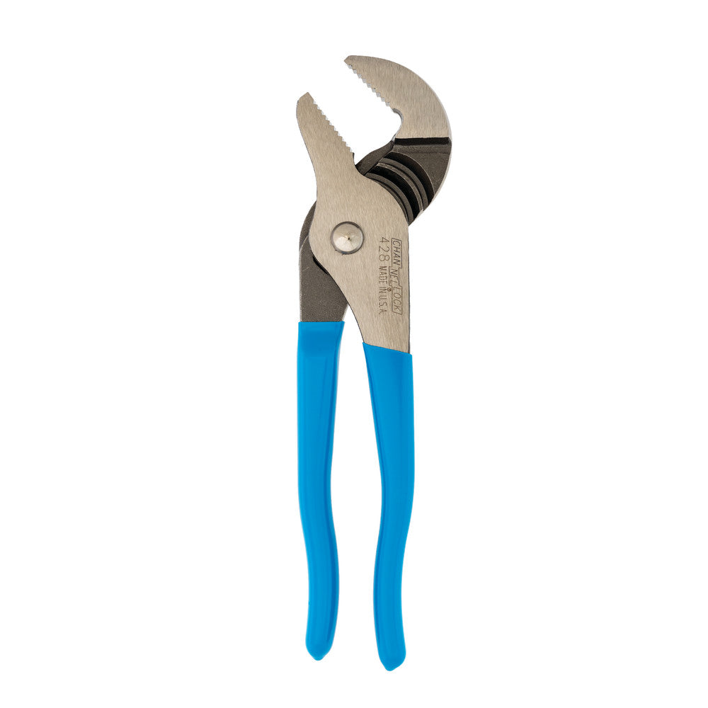 Channellock 428 8" Tongue & Groove, Straight Jaw, SAFE-T-STOP