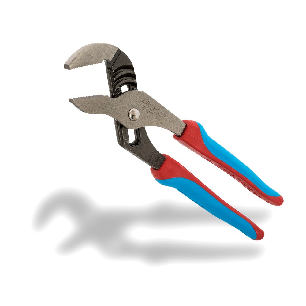 Channellock 430CB 10" Tongue & Groove, Straight Jaw, Code Blue - 2