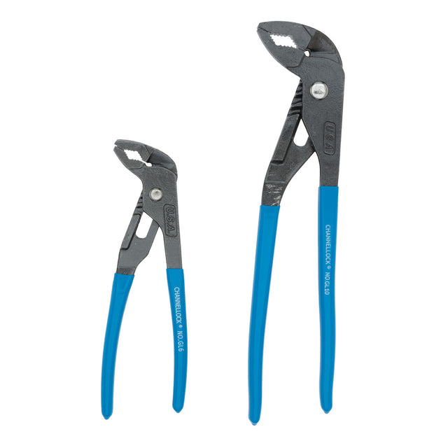 Channellock GLS-2 2pc GripLock Plier Set, 6.5", 9.5" T&G