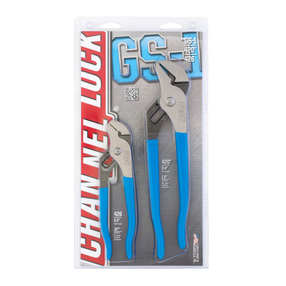 Channellock GS-1 2pc Tongue & Groove Set, 6.5", 9.5" - 2