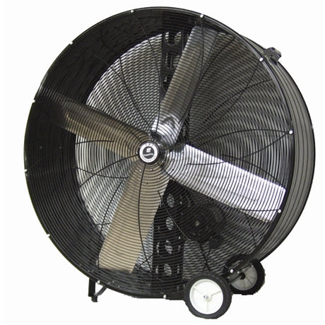 TPI CPB42B 42" Portable Floor Fan, Commercial Belt Drive Blower, 11000-13500 CFM