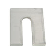 CR Laurence AHS68 1/8 in x 3 in 6061-T6 Aluminum Horseshoe Shim for Base Shoe Installations (Each)