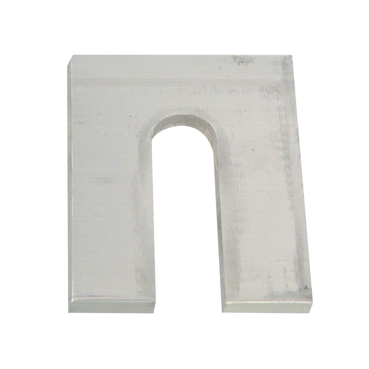 CR Laurence AHS68 1/8 in x 3 in 6061-T6 Aluminum Horseshoe Shim for Base Shoe Installations (Each)