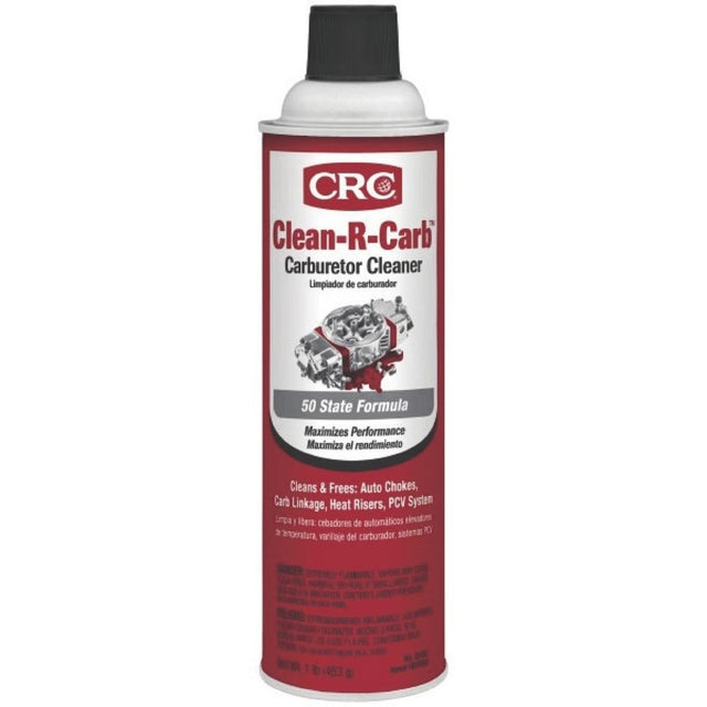 CRC 05381 Clean-R-Carb Carburetor Cleaner Spray 9.25H x 2.63W x 2.63D" (16 Wt Oz)