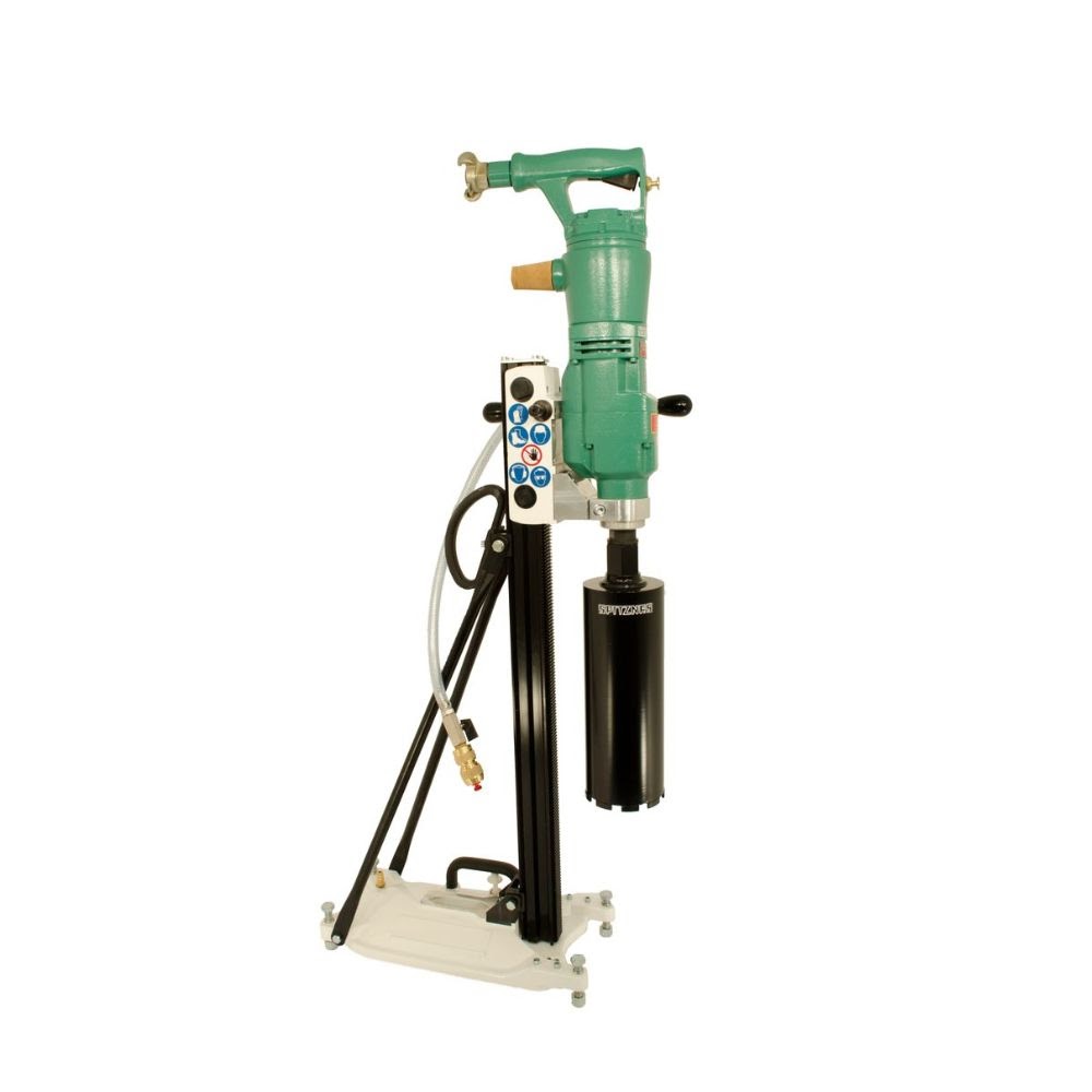 Spitznas CS Unitec 2 1335 0010 SA Wet Air Handheld Core Drilll |6" Capacity | 3-Speed | w/ AnchorStand Kit | For Underwater Use |ATEX/EX Zone Certified Motor