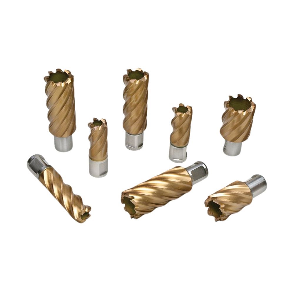 BDS CS Unitec 8-2-5052 T 52mm Dia. X 50mm Depth Armor-Plated Titanium Carbide Coated Annular Cutter | Pilot Pin Included - 2