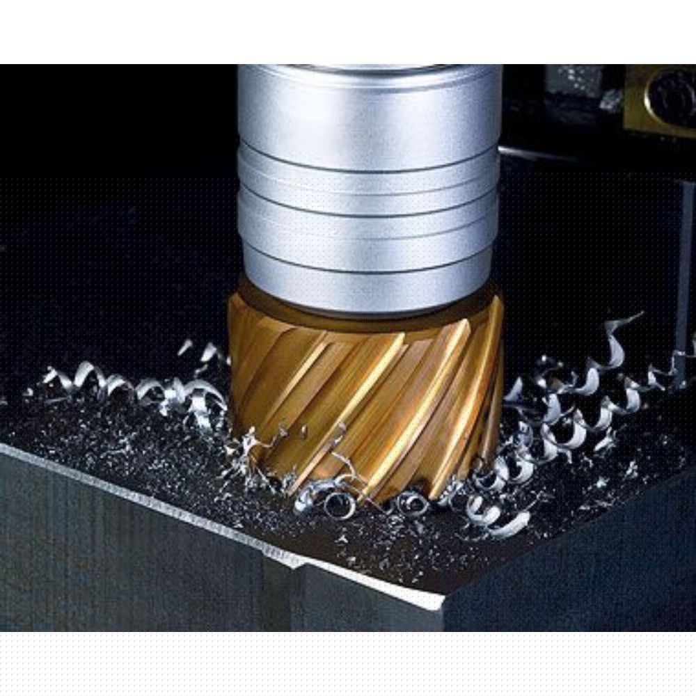 BDS CS Unitec 8-2-5052 T 52mm Dia. X 50mm Depth Armor-Plated Titanium Carbide Coated Annular Cutter | Pilot Pin Included - 3